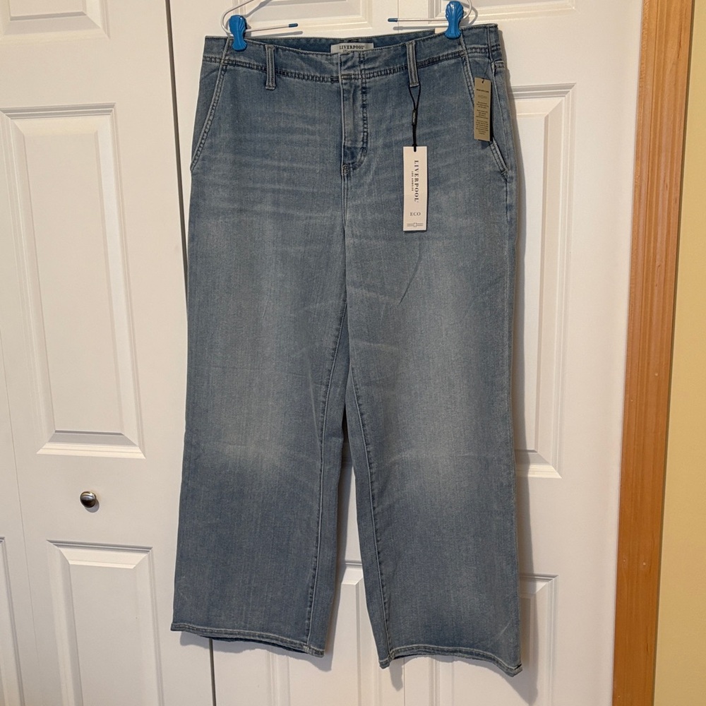 Liverpool Light Blue Ankle Jeans